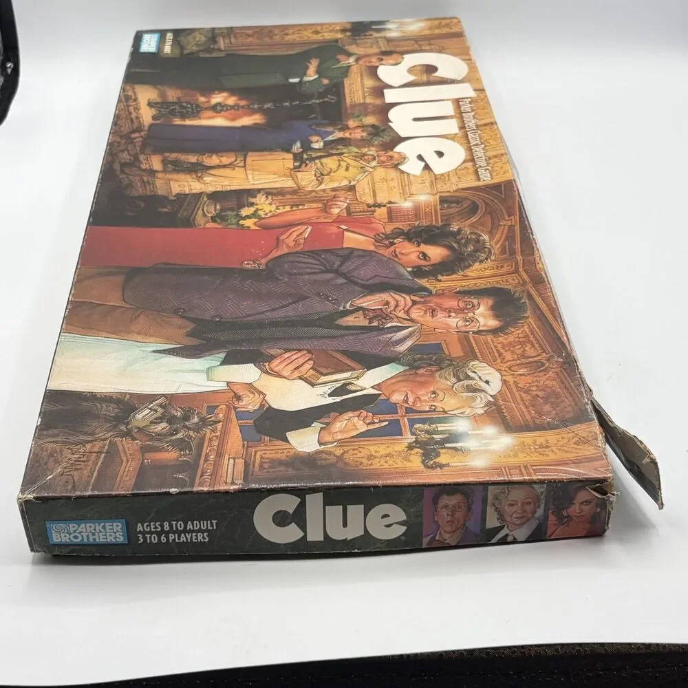 Clue - Parker Brothers - Classic Detective Board Game - Complete - Vintage 1996